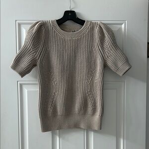 H&M greige short-sleeve Sweater